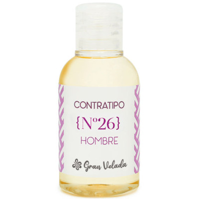Contratipo de hombre 26 para hacer velas y ambientadores