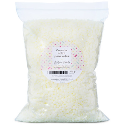 Cera de colza para velas al por mayor. ¡Aprovecha el formato ahorro!