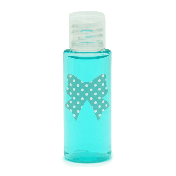 Botella 30 ml cilíndrica PET tapón bisagra por mayor