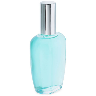 Frasco Perfume 100 ml Ovalado Pulverizador Plata por Mayor